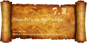 Thuróczy Mónika névjegykártya
